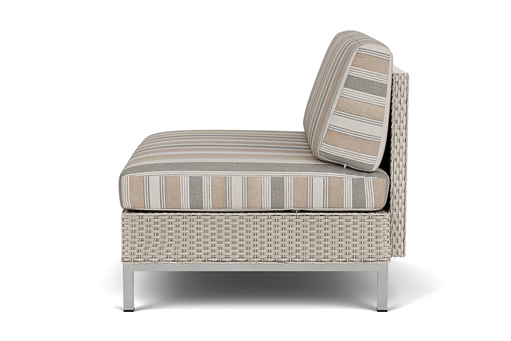 Lloyd Flanders™ Elements Armless Lounge Chair with Loom - Linen