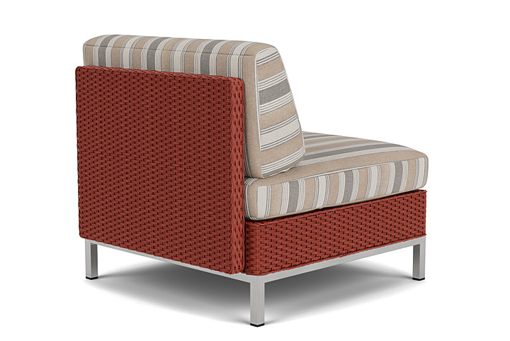 Lloyd Flanders™ Elements Armless Lounge Chair with Loom - Terracotta