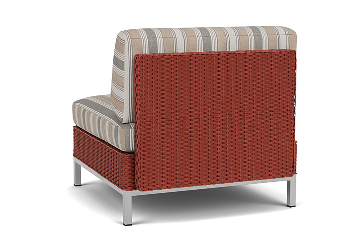 Lloyd Flanders™ Elements Armless Lounge Chair with Loom - Terracotta