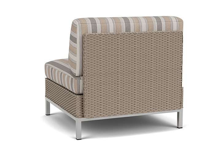 Lloyd Flanders™ Elements Armless Lounge Chair with Loom - French Beige