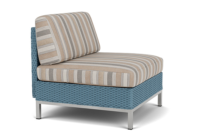 Lloyd Flanders™ Elements Armless Lounge Chair with Loom - Stillwater