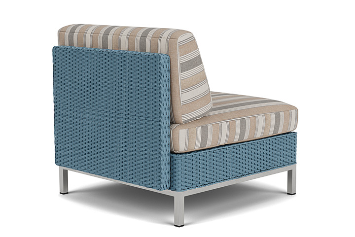 Lloyd Flanders™ Elements Armless Lounge Chair with Loom - Stillwater