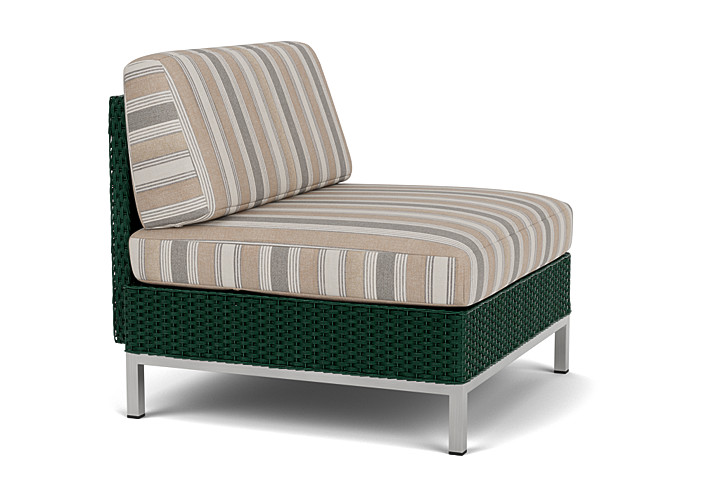 Lloyd Flanders™ Elements Armless Lounge Chair with Loom - Woodland