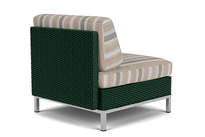 Lloyd Flanders™ Elements Armless Lounge Chair with Loom - Woodland