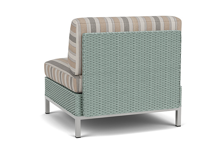 Lloyd Flanders™ Elements Armless Lounge Chair with Loom - Sea Glass