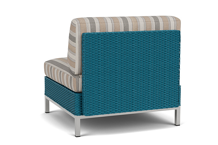 Lloyd Flanders™ Elements Armless Lounge Chair with Loom - Peacock