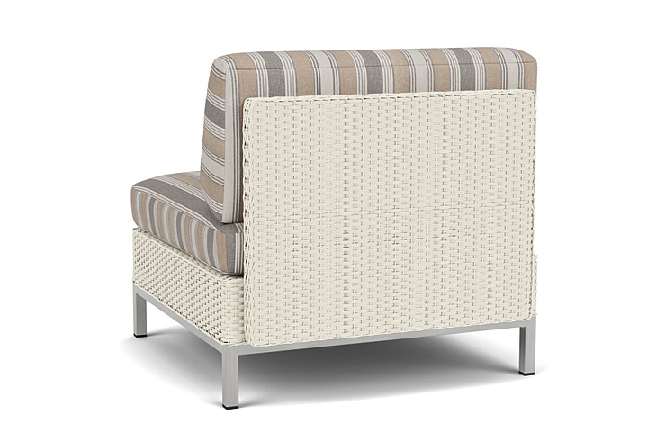 Lloyd Flanders™ Elements Armless Lounge Chair with Loom - Ivory