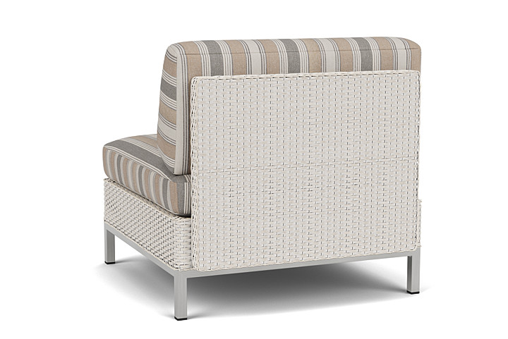 Lloyd Flanders™ Elements Armless Lounge Chair with Loom - Antique White