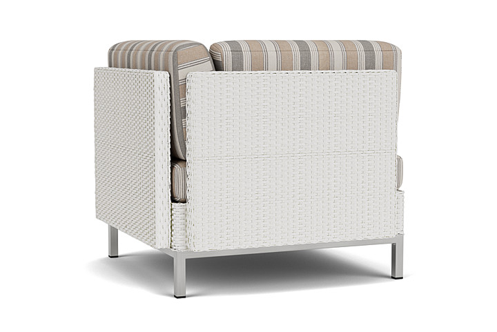 Lloyd Flanders™ Elements Corner Sectional with Loom Back - Matte White