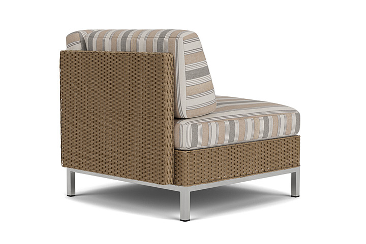 Lloyd Flanders™ Elements Corner Sectional with Loom Back - Fawn