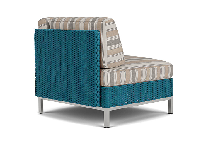 Lloyd Flanders™ Elements Corner Sectional with Loom Back - Peacock