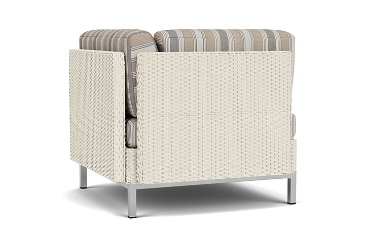 Lloyd Flanders™ Elements Corner Sectional with Loom Back - Ivory