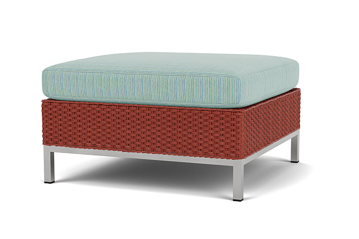 Lloyd Flanders™ Elements Ottoman  - Terracotta