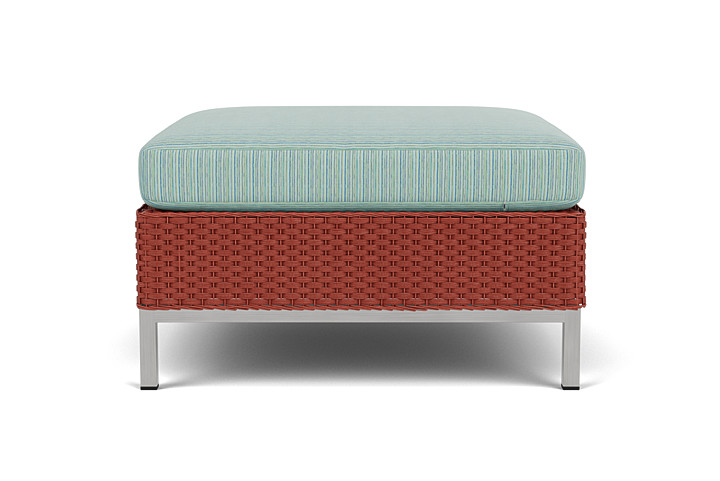 Lloyd Flanders™ Elements Ottoman  - Terracotta