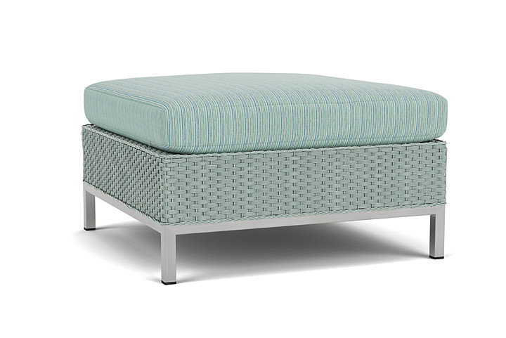 Lloyd Flanders™ Elements Ottoman  - Sea Glass