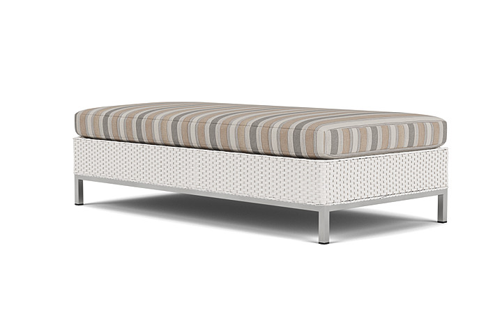 Lloyd Flanders™ Elements Large Ottoman - White