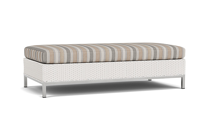 Lloyd Flanders™ Elements Large Ottoman - White