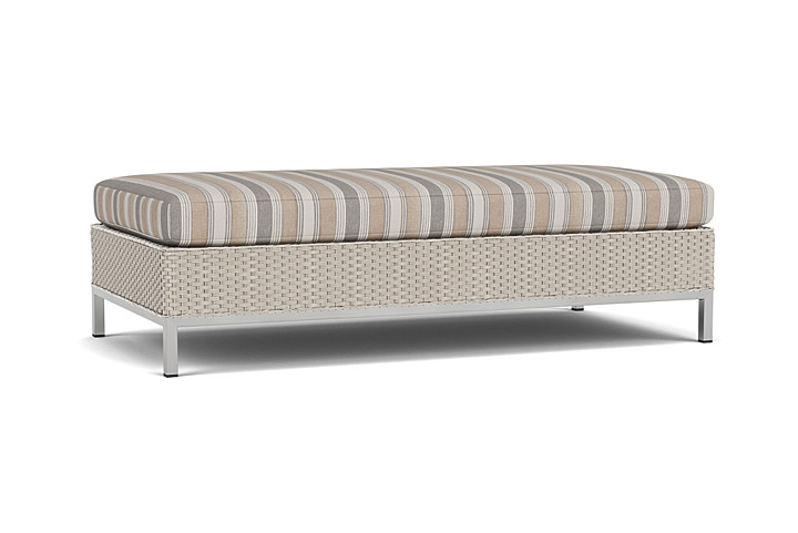 Lloyd Flanders™ Elements Large Ottoman - Linen