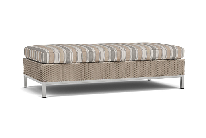 Lloyd Flanders™ Elements Large Ottoman - French Beige