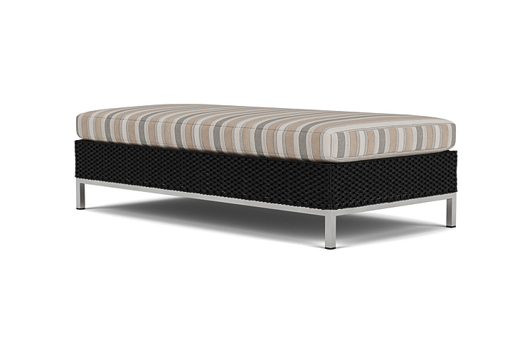 Lloyd Flanders™ Elements Large Ottoman - Ebony