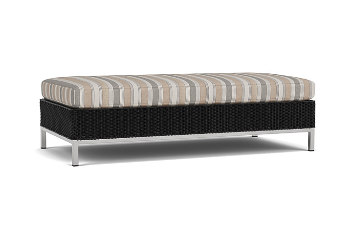 Lloyd Flanders™ Elements Large Ottoman - Ebony