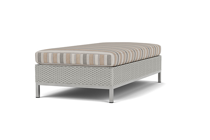 Lloyd Flanders™ Elements Large Ottoman - Platinum