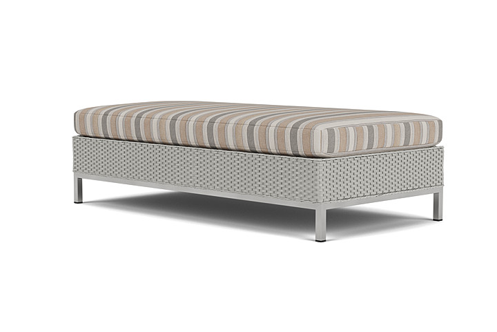 Lloyd Flanders™ Elements Large Ottoman - Platinum