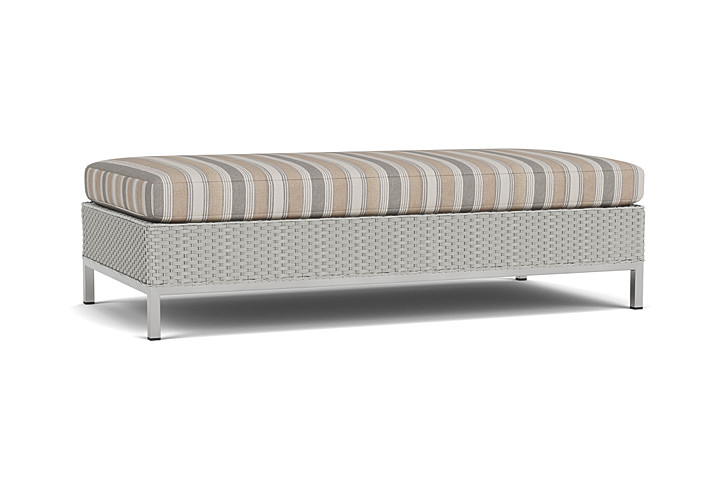 Lloyd Flanders™ Elements Large Ottoman - Platinum