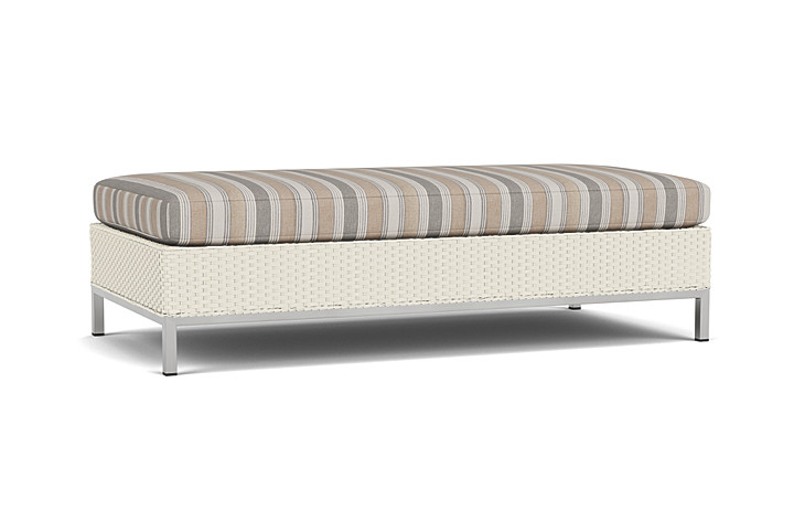 Lloyd Flanders™ Elements Large Ottoman - Ivory