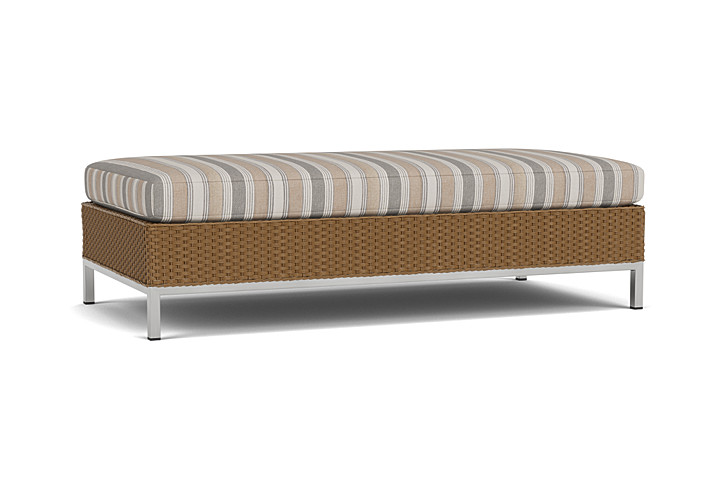 Lloyd Flanders™ Elements Large Ottoman - Hickory