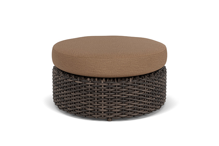 Lloyd Flanders™ Largo Oval Ottoman - Canvas Natural