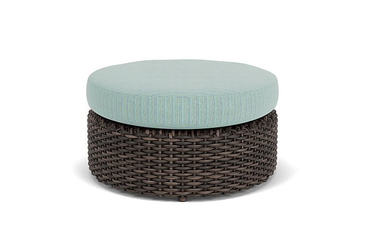 Lloyd Flanders™ Largo Oval Ottoman - Unearth Dew