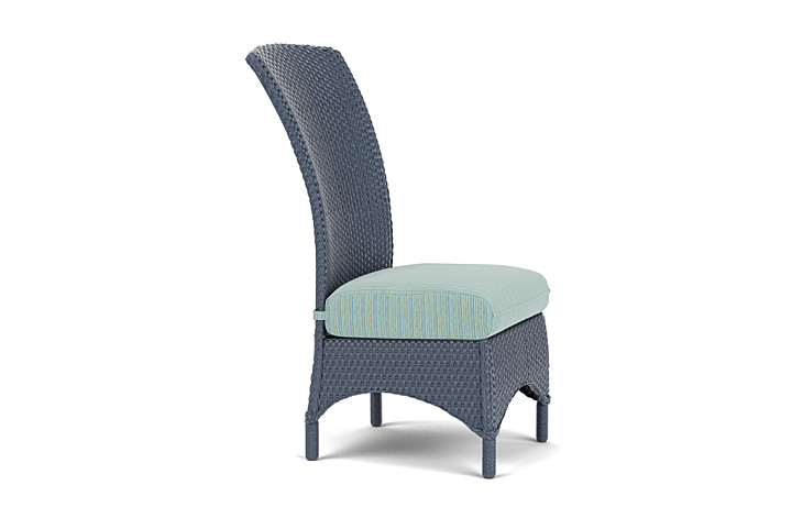 Lloyd Flanders™ Mandalay Armless Dining Chair - Denim Blue