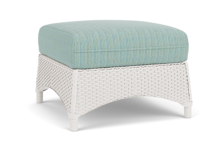 Lloyd Flanders™ Mandalay Ottoman  - White