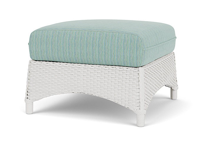 Lloyd Flanders™ Mandalay Ottoman  - Matte White