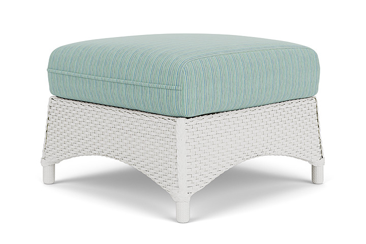 Lloyd Flanders™ Mandalay Ottoman  - Matte White