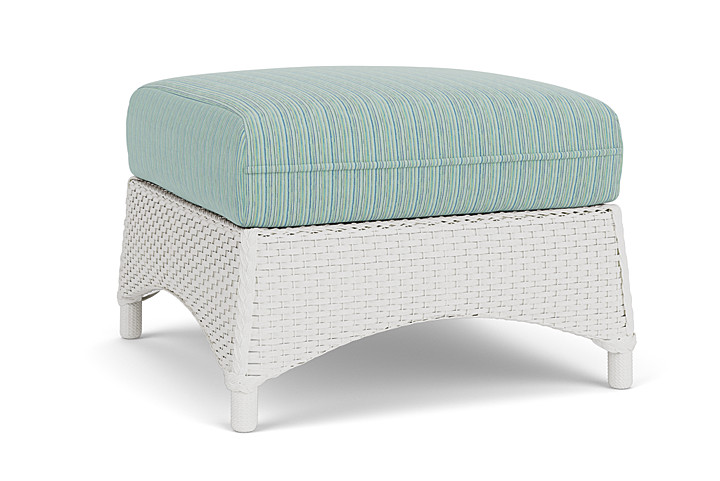 Lloyd Flanders™ Mandalay Ottoman  - Matte White