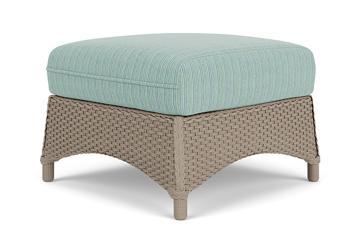 Lloyd Flanders™ Mandalay Ottoman  - French Beige