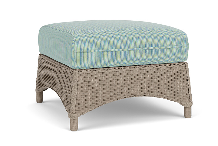 Lloyd Flanders™ Mandalay Ottoman  - French Beige