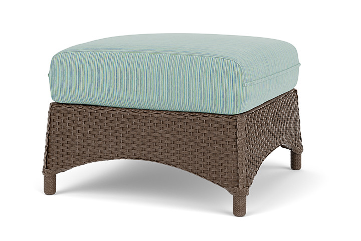 Lloyd Flanders™ Mandalay Ottoman  - Bark