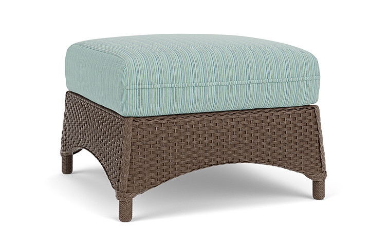 Lloyd Flanders™ Mandalay Ottoman  - Bark