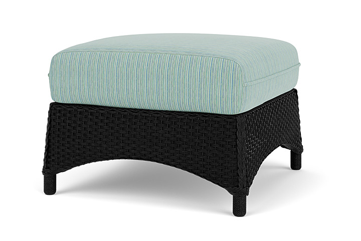 Lloyd Flanders™ Mandalay Ottoman  - Ebony