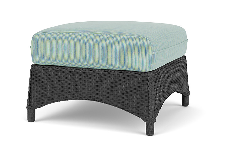 Lloyd Flanders™ Mandalay Ottoman  - Charcoal