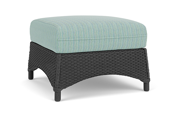 Lloyd Flanders™ Mandalay Ottoman  - Charcoal