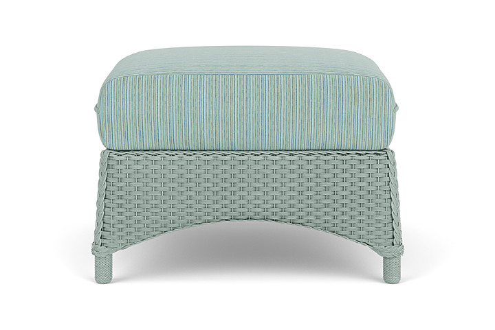 Lloyd Flanders™ Mandalay Ottoman  - Sea Glass