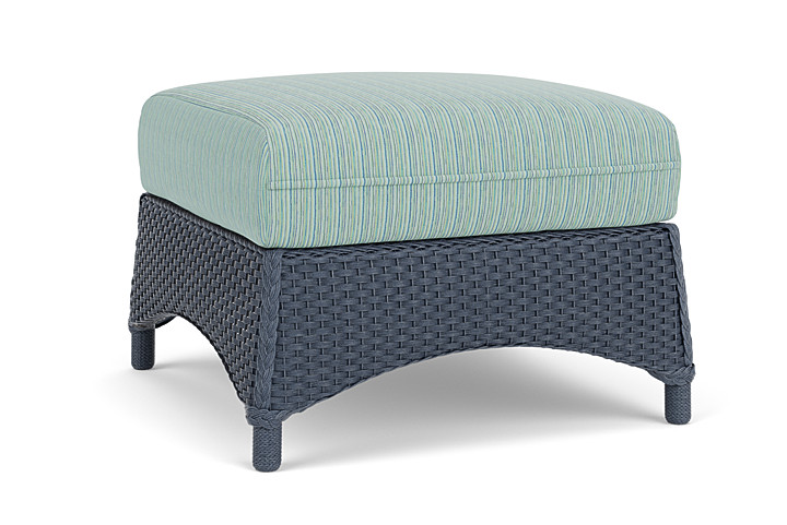 Lloyd Flanders™ Mandalay Ottoman  - Denim Blue