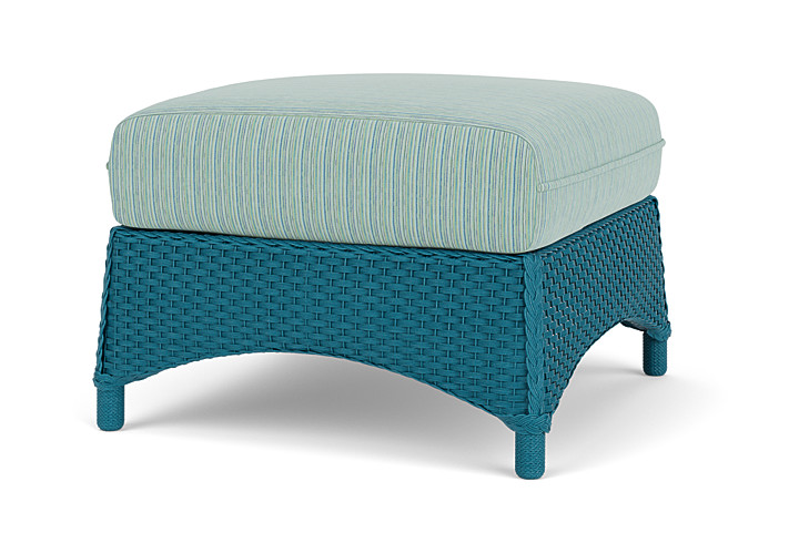 Lloyd Flanders™ Mandalay Ottoman  - Peacock