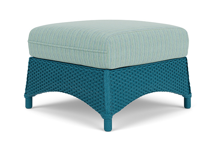 Lloyd Flanders™ Mandalay Ottoman  - Peacock