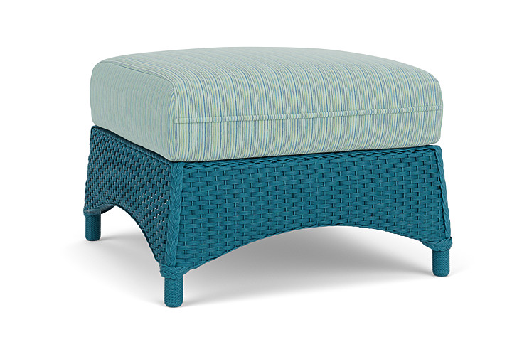 Lloyd Flanders™ Mandalay Ottoman  - Peacock