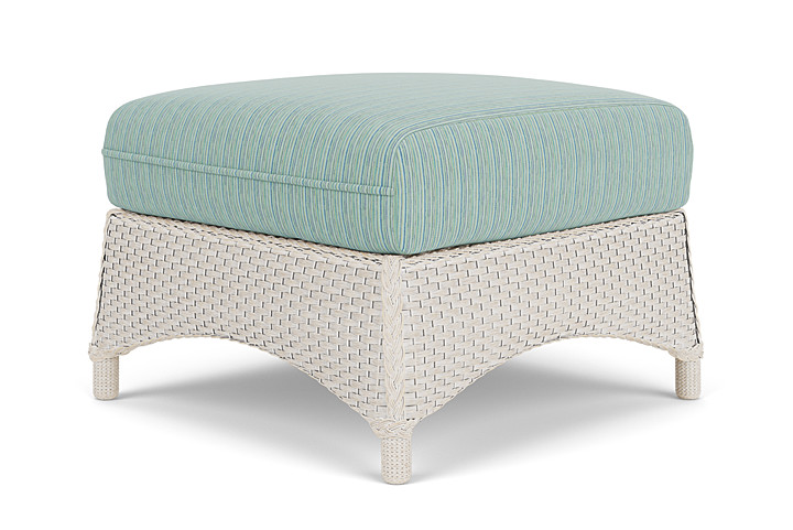 Lloyd Flanders™ Mandalay Ottoman  - Antique White